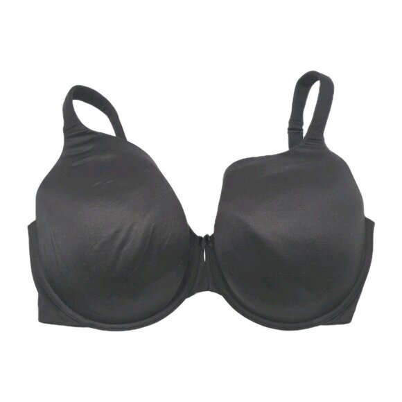 Lane Bryant Cacique Bra Intuition Full Coverage Lined Black 42DD - Picture 9 of 10